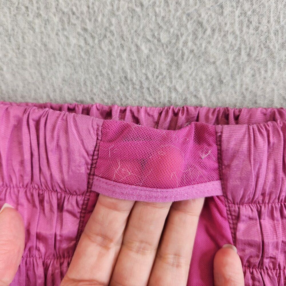 Free People Movement Shorts Womens M Pink The Way Home High Rise Lined FP - Picture 5 of 13